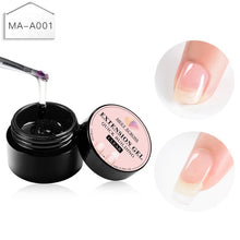 Load image into Gallery viewer, 8ml Quick Building Poly Nail Gel Pink Nude Crystal Jelly Builder UV Gel Finger Extension Nail Art Crystal UV Resin Gel Tips