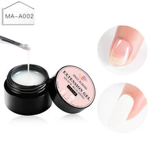 Load image into Gallery viewer, 8ml Quick Building Poly Nail Gel Pink Nude Crystal Jelly Builder UV Gel Finger Extension Nail Art Crystal UV Resin Gel Tips